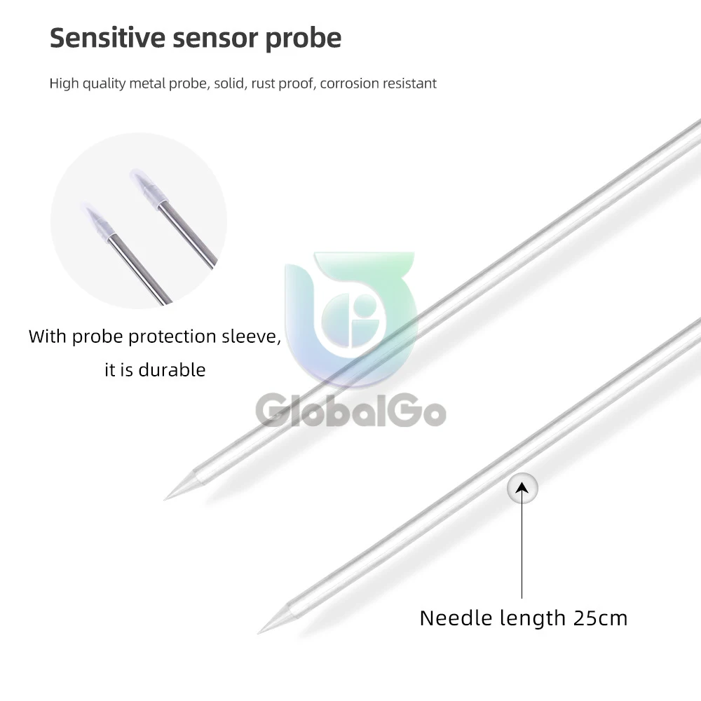 Digital Grain Moisture Meter Hygrometer Metal Probe High Sensitivity Sensors LCD Humidity Tester For Corn Rice Wheat Bean