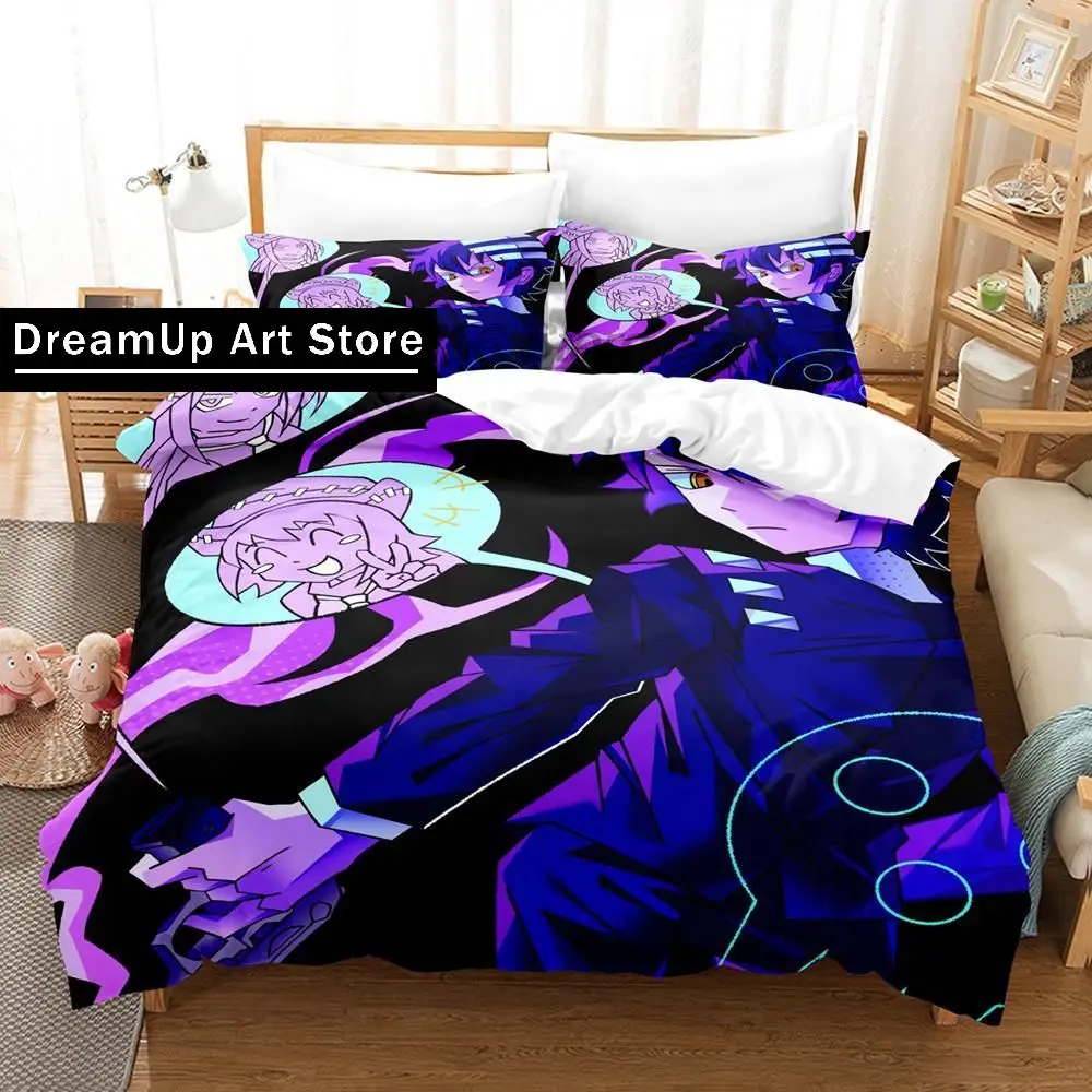 3D Print Fashion Anime Soul Eater Bedding Set Boys Girls Twin Queen Full Size Duvet Cover Pillowcase Bed Adult Bedroom