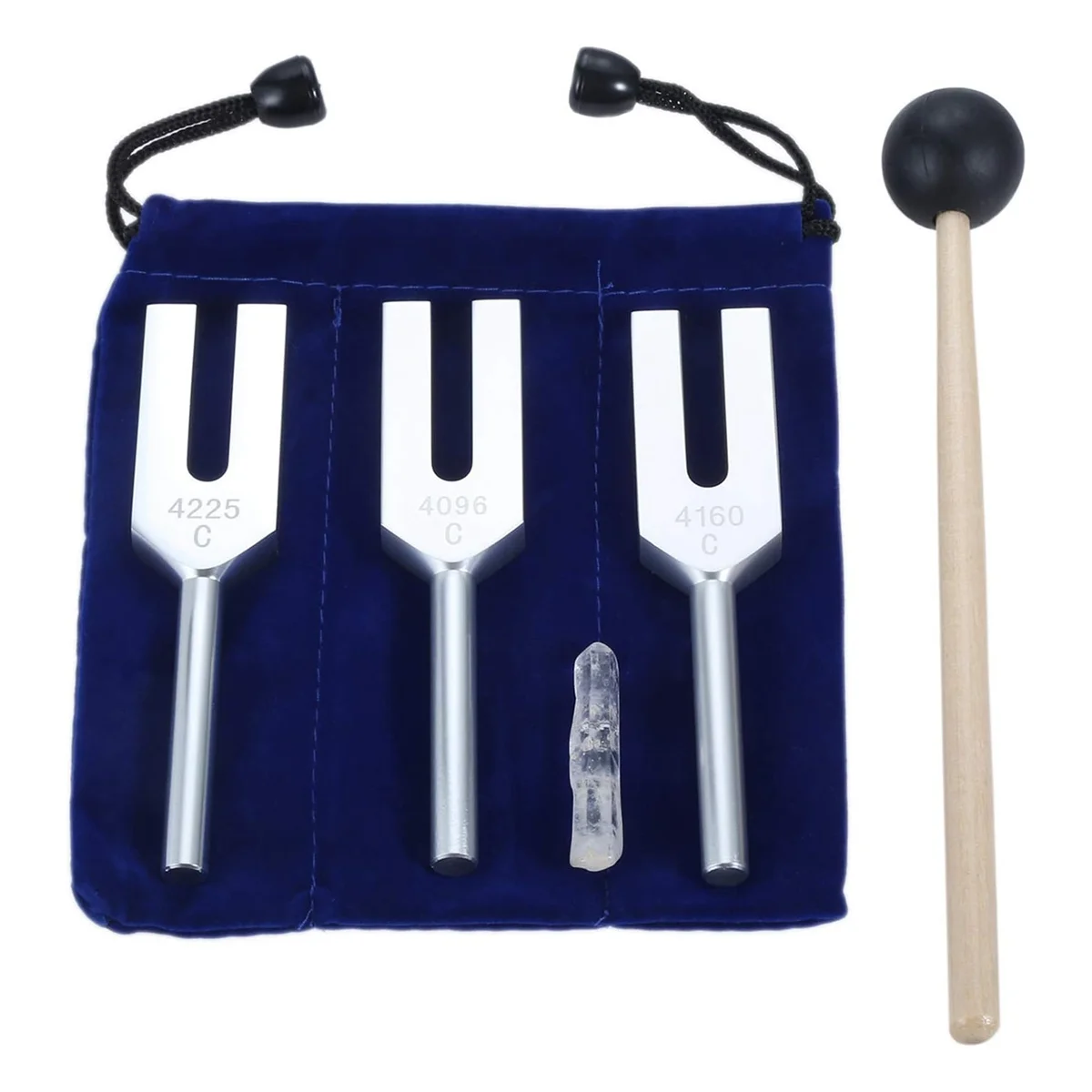 

A04I Tuning Forks Set 4096 Hz 4160 Hz 4225 Hz for Sound Healing, Musical Instrument, Sound Vibration Tools, C