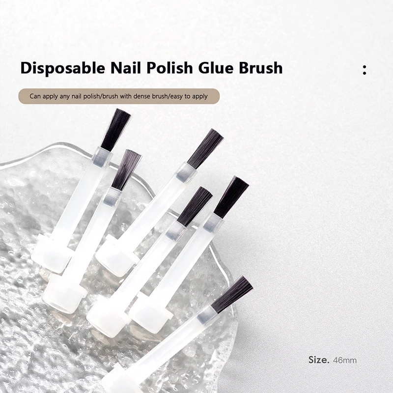 

10 шт., сменные мягкие аппликаторы для лака для ногтей