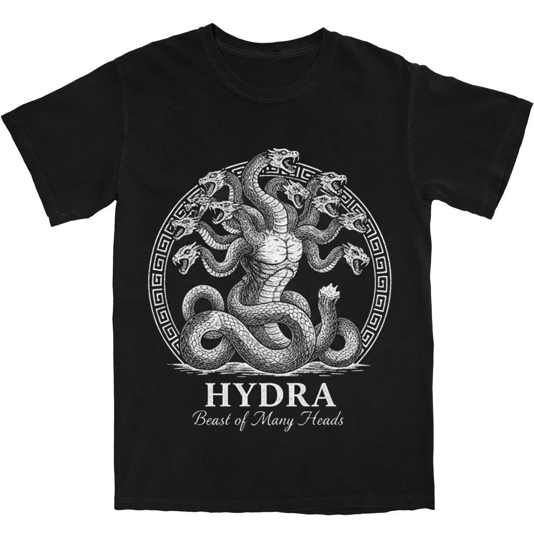 

Футболка Hydra Multihead Monster • Футболка с греческой мифологией • Футболка древнего божества • Футболка в стиле темной академии
