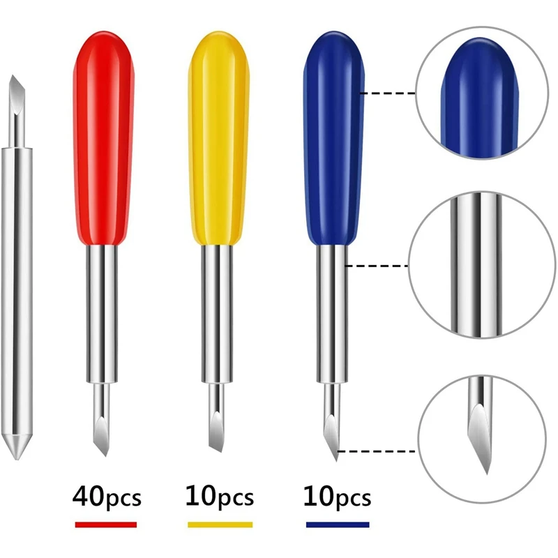 

400 Cutting Blades, For Explore Air / Air 2 Maker Expression 30/40/60 Degree Cutting Plotter Replacement Blades