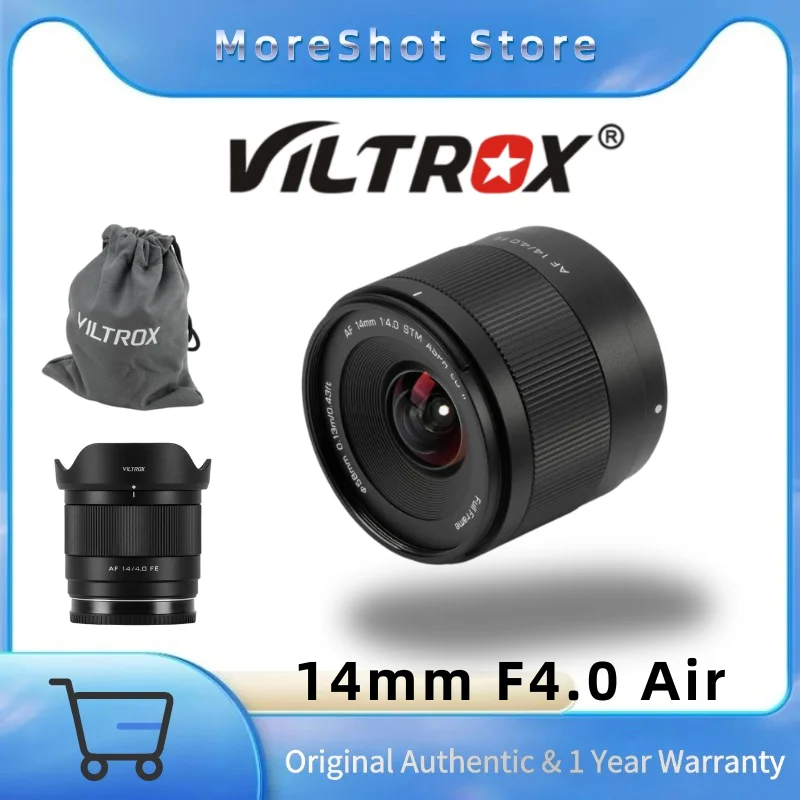 

【New Arrival】Viltrox 14mm F4.0 Air Full-frame Autofocus Lens Black for Sony FE-Mount Sony E Mount
