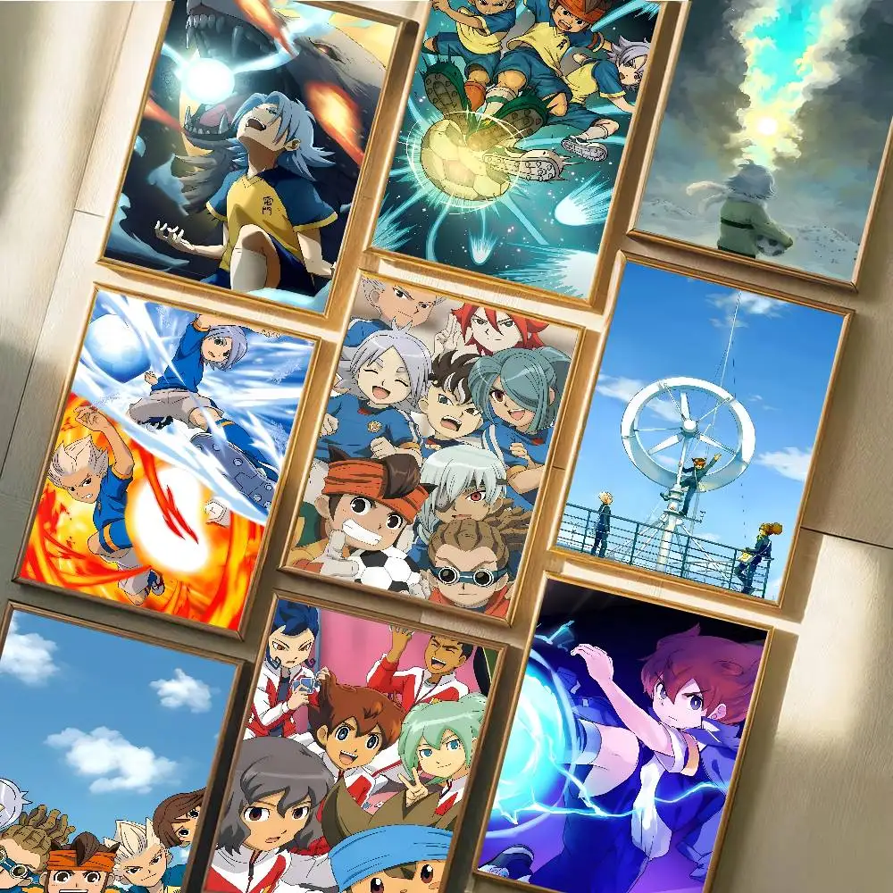 I-Inazuma E-Eleven Anime Poster Art With Prints Home Bedroom Living Room Decoration Gift