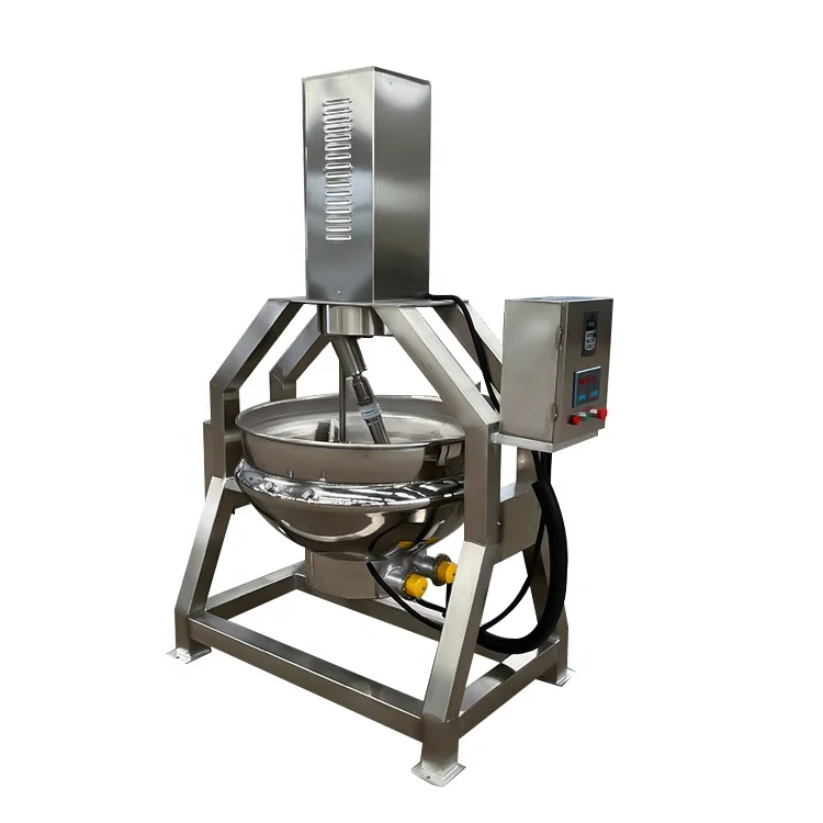 Jam Cooking Mixing Kettle Planet Cooking Wok Stainless Steel Kitchen Equipment Automatic Planetary Stirrer Pot Price