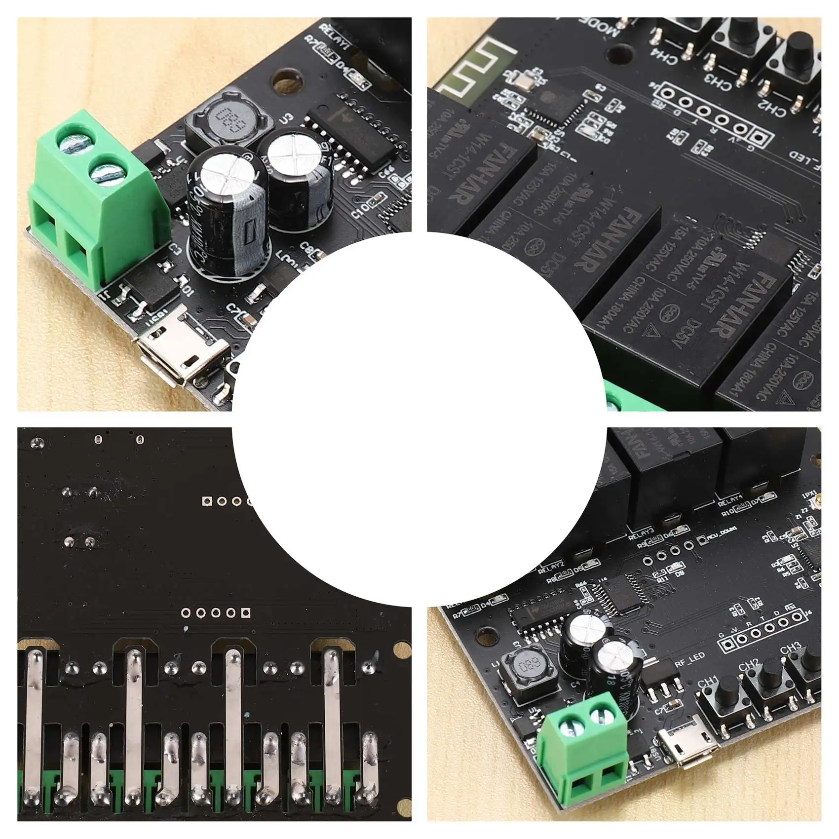 Y45A-4CH Tuya interruptor WiFi módulo de interruptor relé inalámbrico Smart Life aplicación remota Control temporizador inteligente para interruptor de hogar inteligente