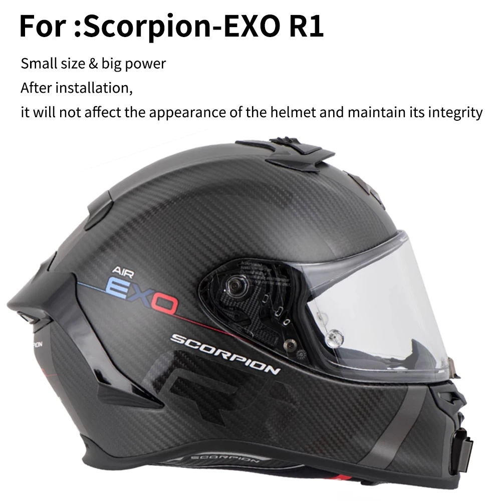 For SCORPION EXO-AT950 EXO R1 Premium Customized Motorcycle Helmet Aluminium Chin Mount for GoPro12 11 Insta360 X3 Rs DJI Camera