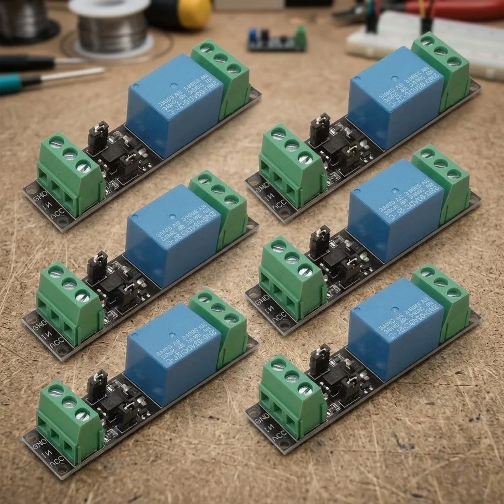 for 3v Relay Module 5 Units with Fast Response Time and Long Mechanical Life for DC for 3v-3. for 3v Microcontroller Control