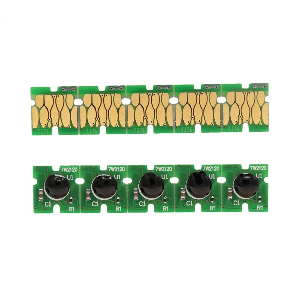 DAT 5pcs T376 One Time Chip For Epson PictureMate PM-525 Printer Chip Compatible For T376 Ink Cartridge Chip