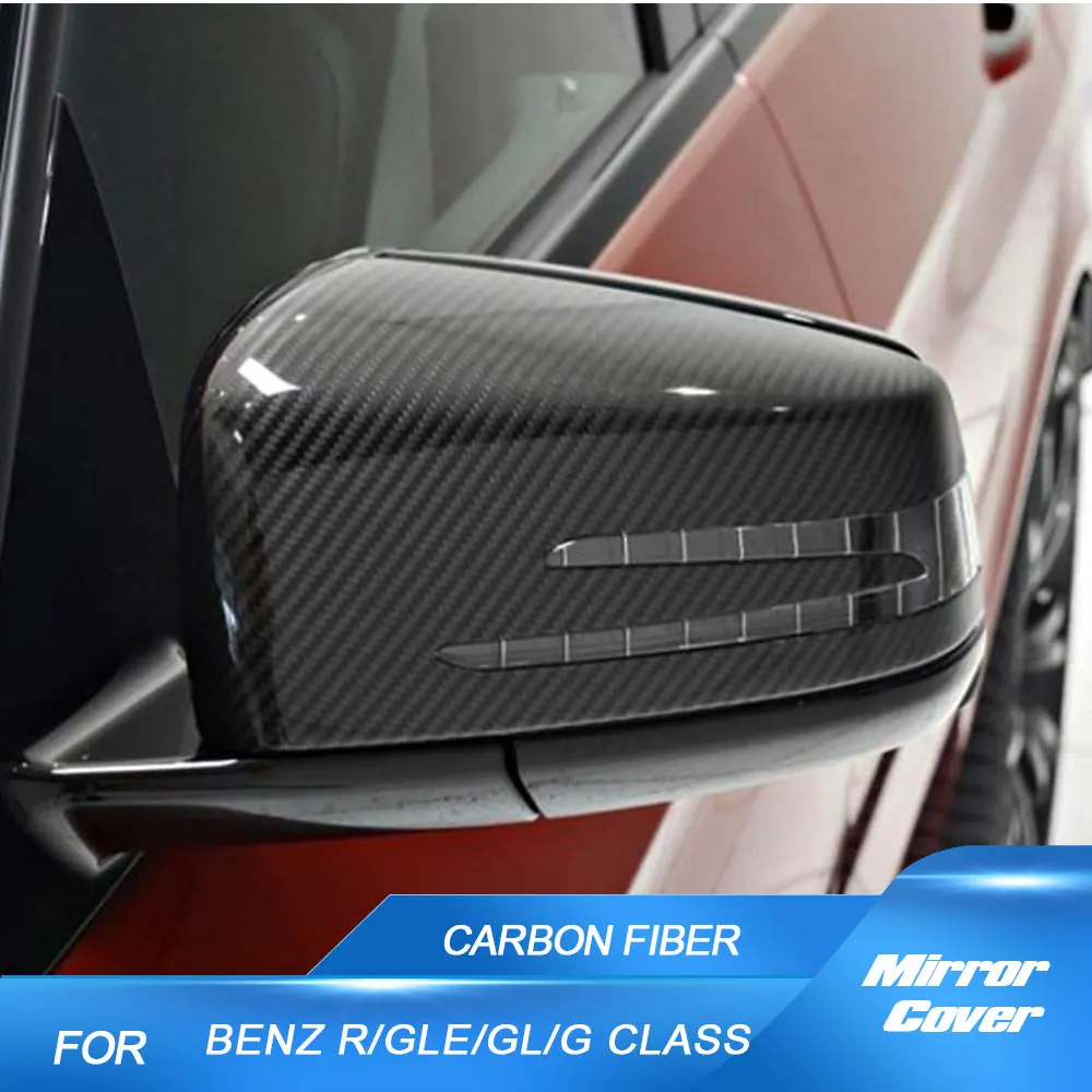 

Carbon Fiber Rearview Mirror Cover Cap For Mercedes-Benz R/ML/GLE/G Class W463 G500 W166 2013-2018 Mirror Cover Shell