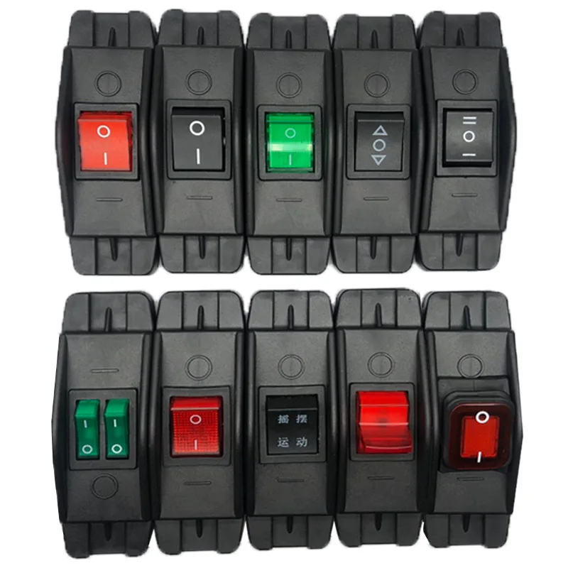 Waterproof line switch lawn mower waterproof boat type switch extension cord power switch waterproof rocker