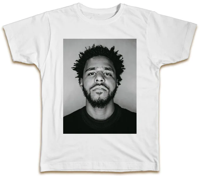 J Cole T-Shirt - Music Hip Hop Cool Designer Top Gift Summer Present Fan High Quality 100%Cotton Short Sleeve