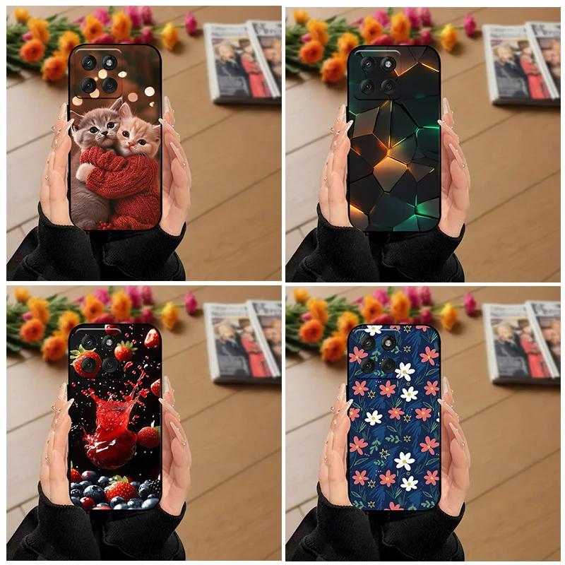 

Чехол для Moto Edge 60 Fusion, роскошный силиконовый чехол для телефона Fundas, чехол для Motorola Edge 60 Fusion 5G, защитный чехол edge60