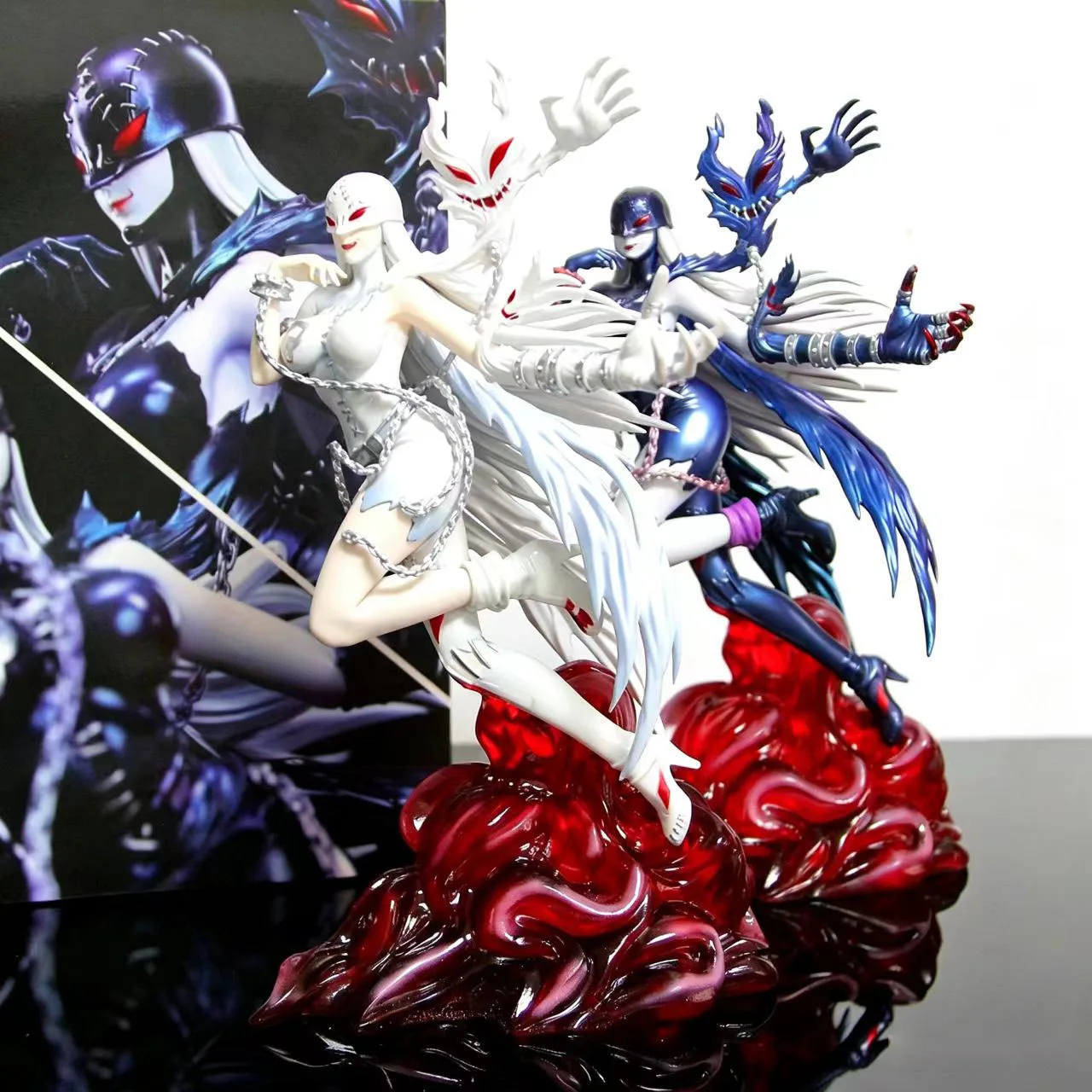Digimon Adventure Angewomon Lady Devimon GK Action Anime Model