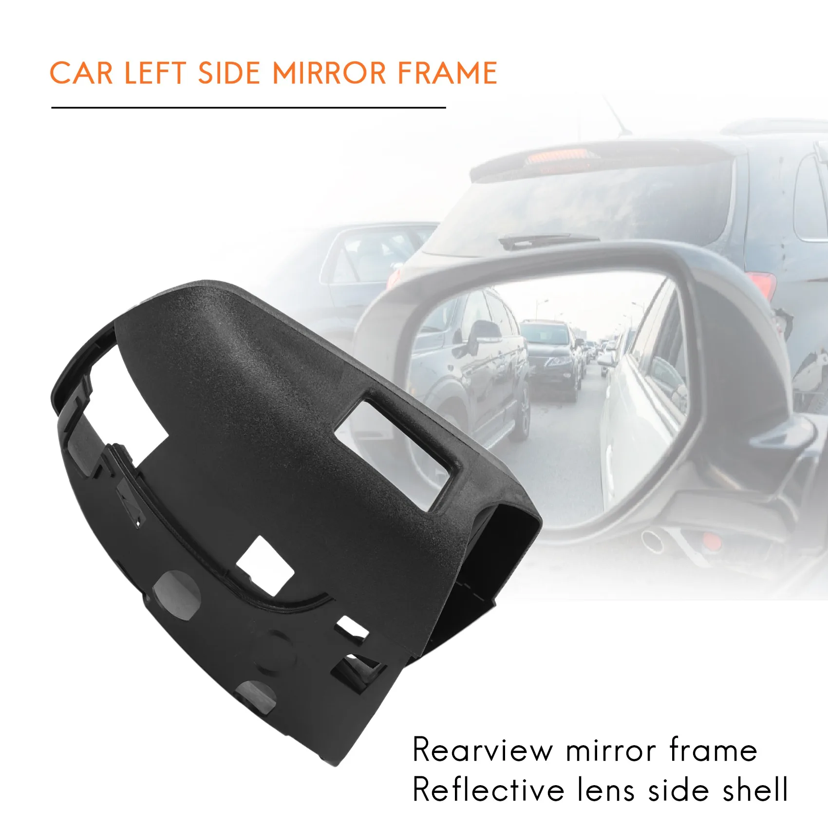 the Left Side Reversing Mirror Frame Reflector Side Shell for Ford Ecosport 2013-2018 Kuga 2013-2019