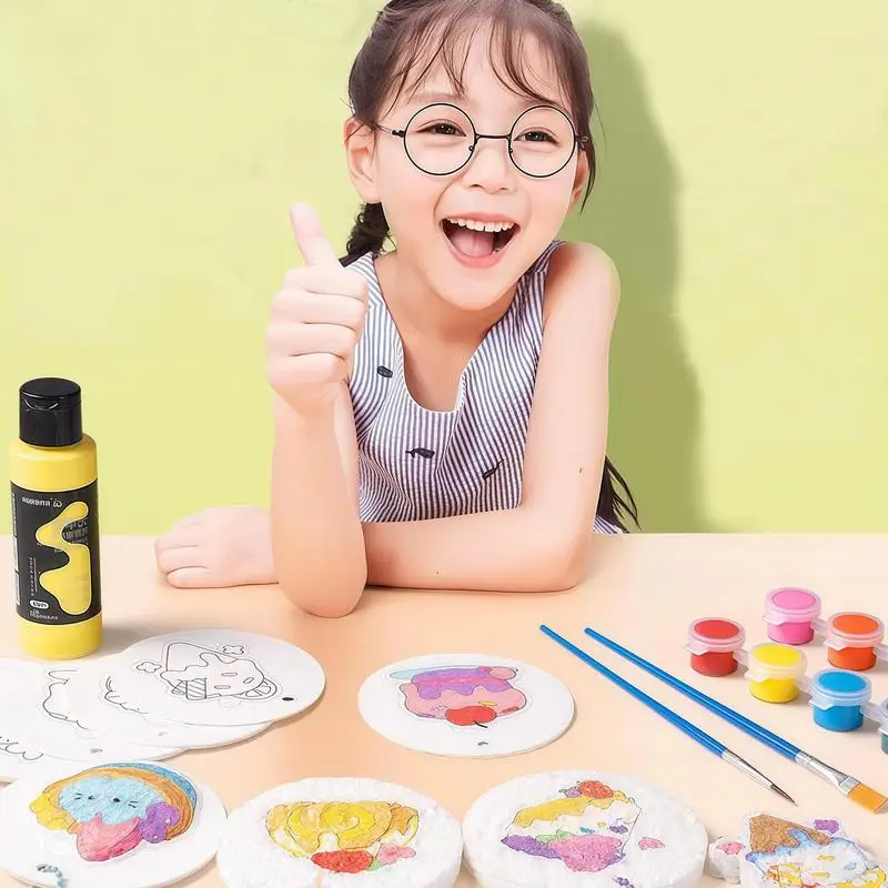 Foam Paint Toy 3D Texture Drawing Toy Creative Preschool Learning Activities Educational Handcraft Activities For Home School