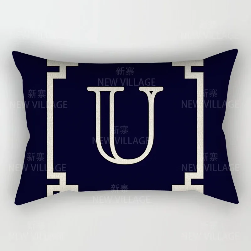 Home Decor 26 Letter Alphabet Pillowcase autumn decoration pillow cushion cover decorations throw pillow covers30*50 40x60 50*70