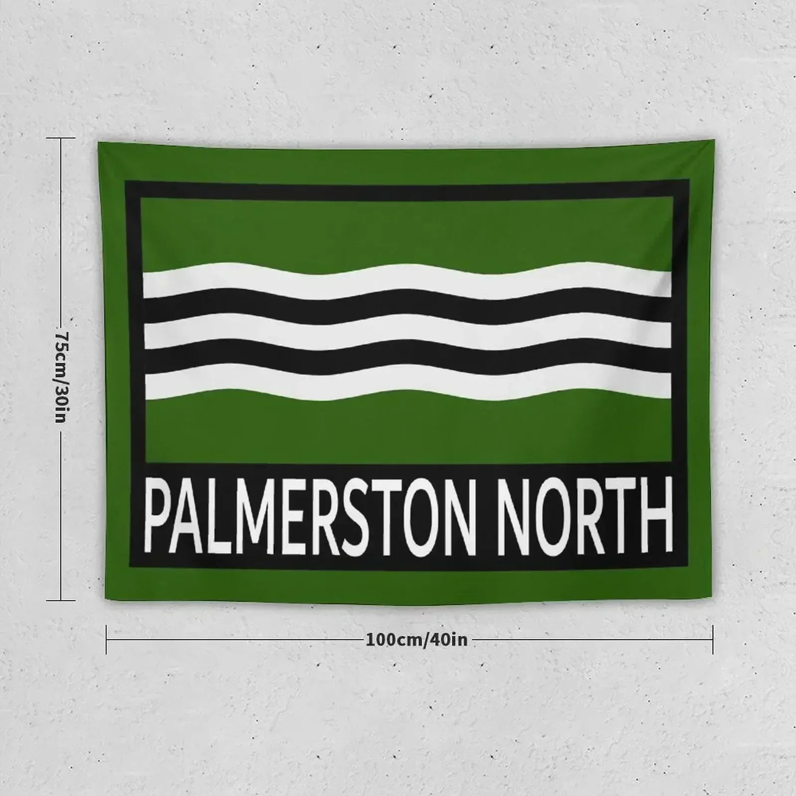 Palmerston North Flag and Name Tapestry Bedroom Organization And Decoration Room Decor Korean Style Tapestry