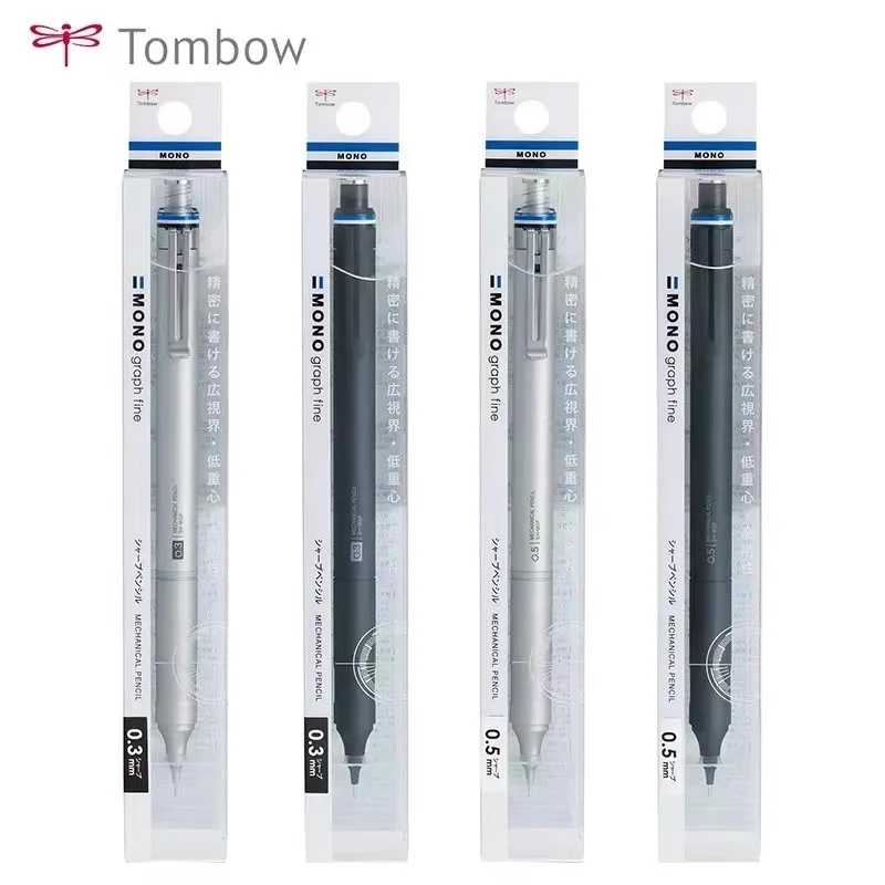 TOMBOW MONO graph fine metalowy ołówek automatyczny, 0,3/0,5 mm lapiseira o niskim środku ciężkości do rysowania i szkicowania japońskich długopisów — zdjęcie produktu 6