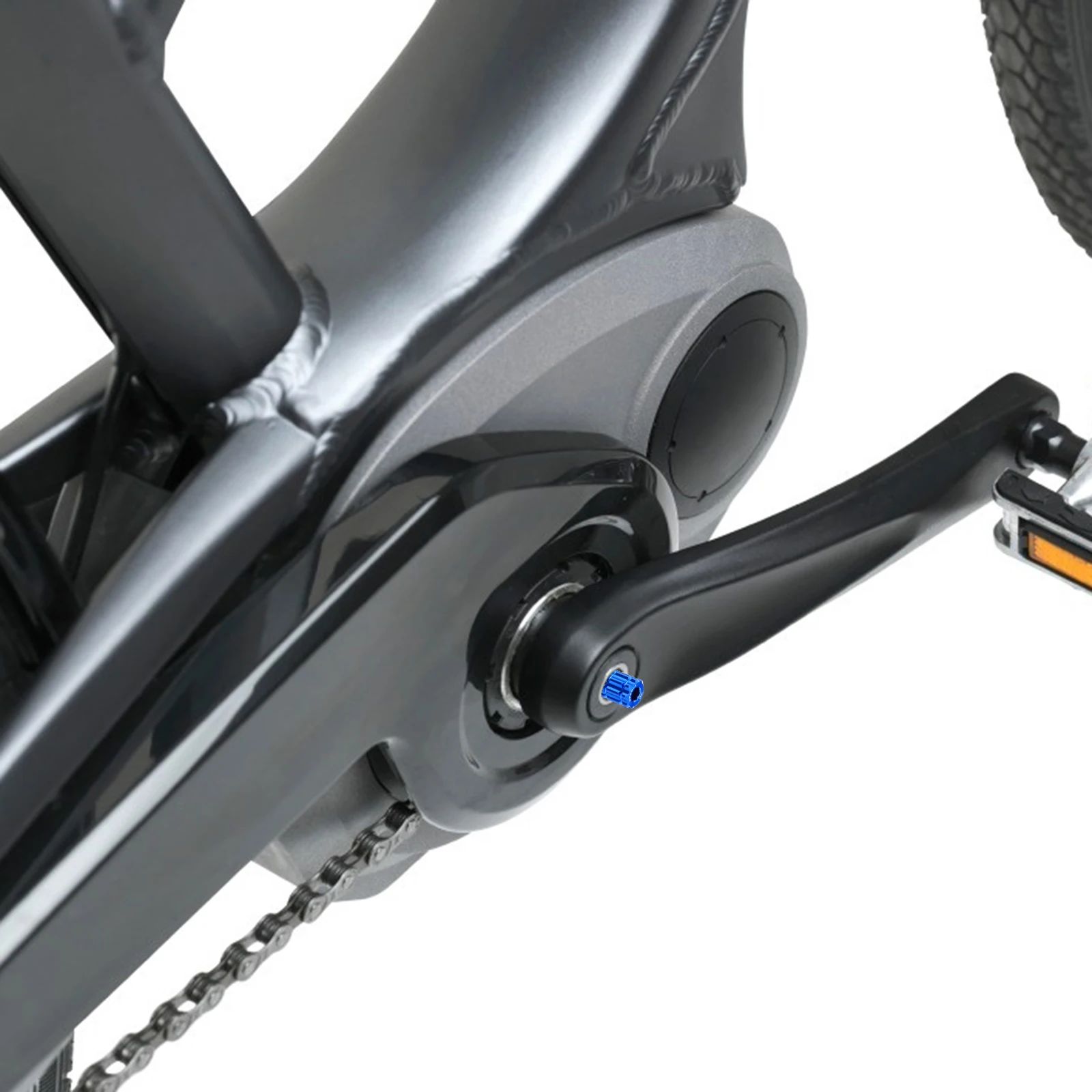 

Bicycle Crank Cover Remover Tool Aluminum Alloy Bike Crank Caps Installer Compact Size Durable Storage Easy Repairing Cycling
