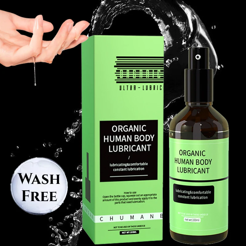 Lubricante a base de agua de 100ML, parte privada, lubricantes duraderos para orgasmo mejorado, Gel de amor, productos fáciles de limpiar, loción lubricante