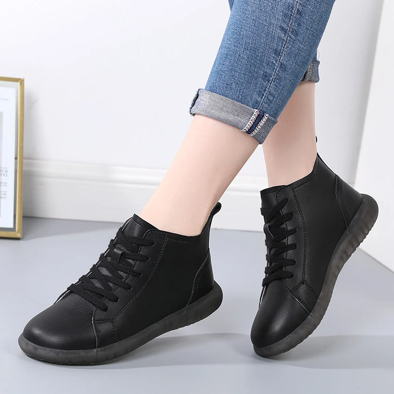New Summer Low Cut Short Ankle Boots Women Mesh Closed Toe Boots Minimalist Flat Commute Outdoor Casual Shoes