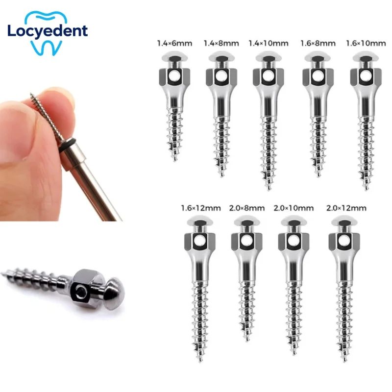 

5pcs Dental Implant Driver Self Drilling Matching Orthodontic Mini Implant Micro Screws Ortho tow Screw Titanium Alloy