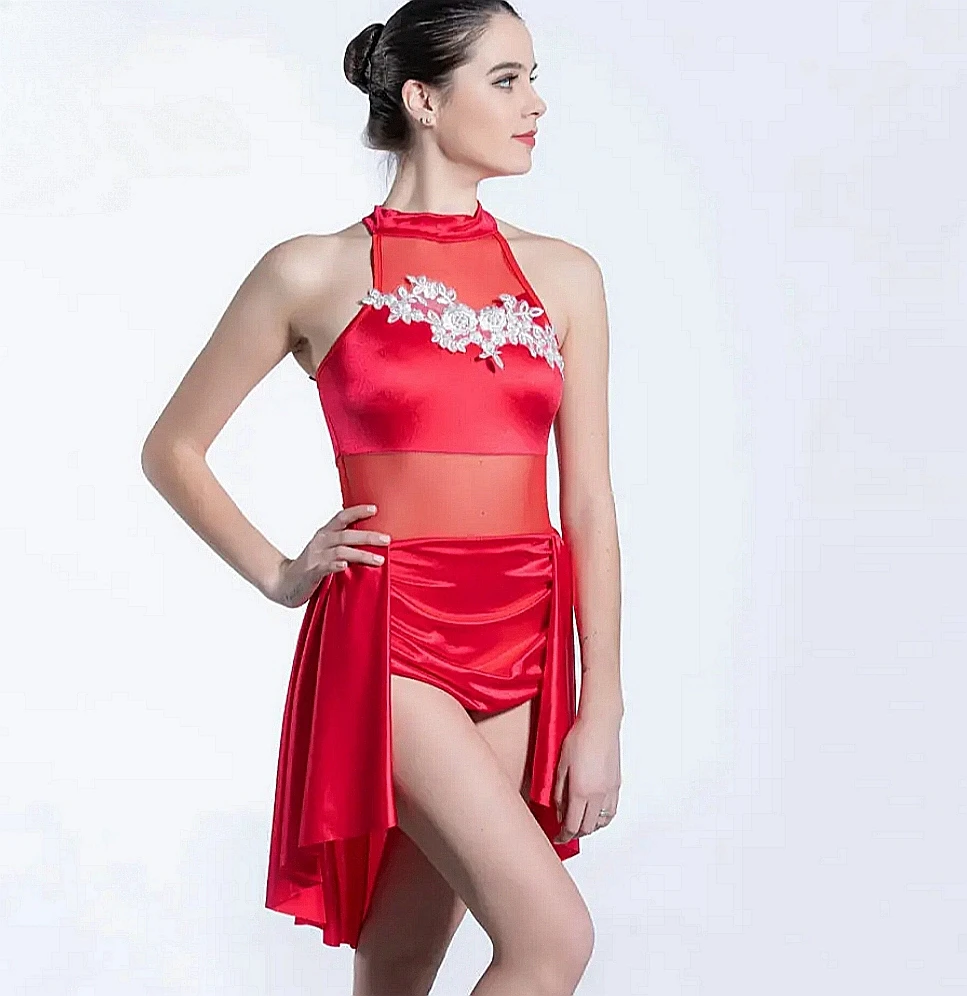 Customized Professional Jazz Latin Dance Costumes Any Color Women's Dancewear Sparkling Sequin Practice Performance Skirt