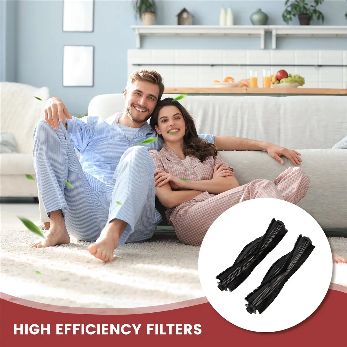 (A25M) For Midea W20 / W20 Pro Robot Vacuum Cleaner Main Side Brush Hepa Filter Accessories Replacement Spare Parts