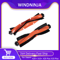 Robot Vacuum Main Brush Part For Xiaomi X20+ X10+ X20 Plus X10 Plus Roll Brush Replacement Accessories For Household Cleaning