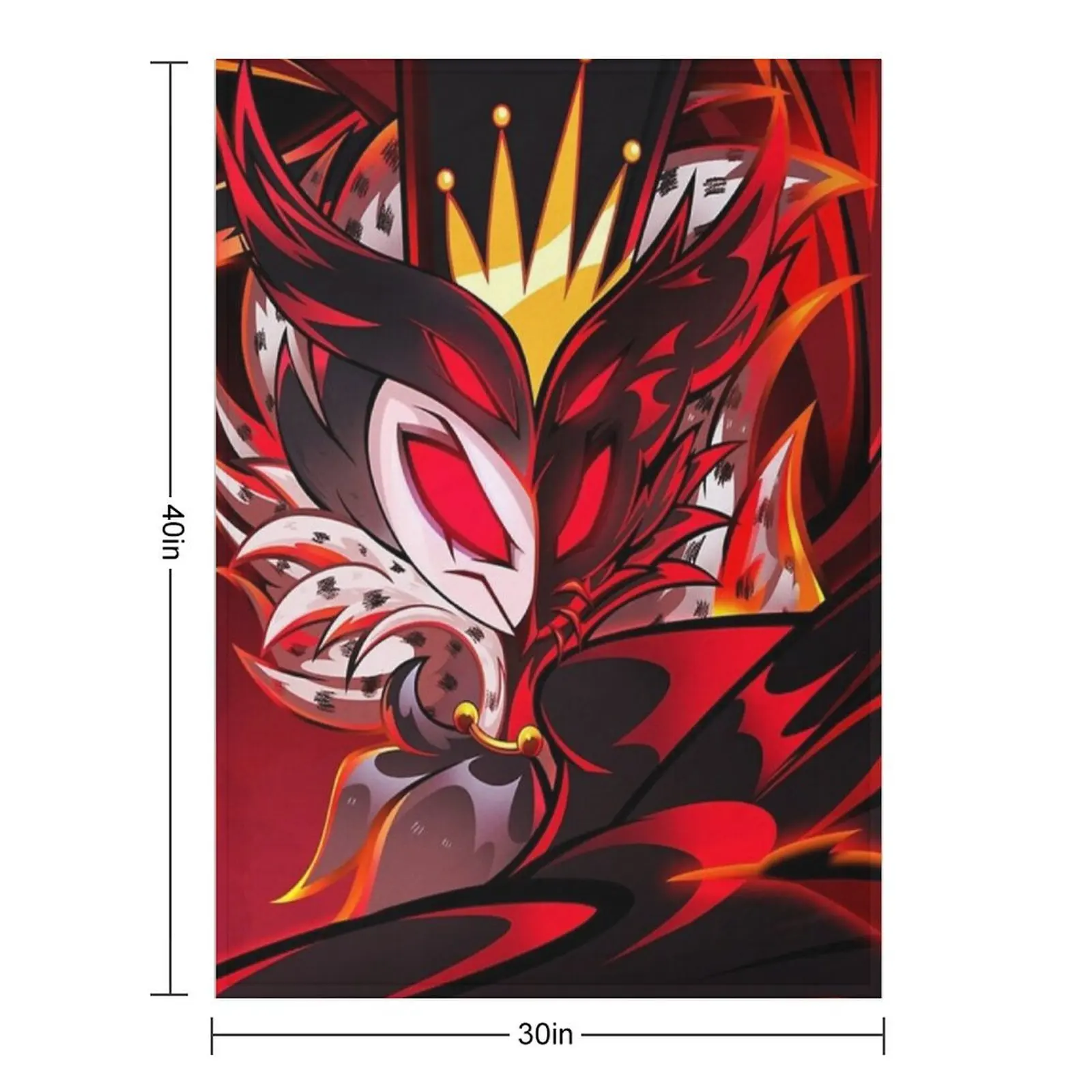 Helluva Boss Stolas Throw Blanket Luxury cosplay anime Furry Decorative Sofa Plaid on the sofa Single Blankets