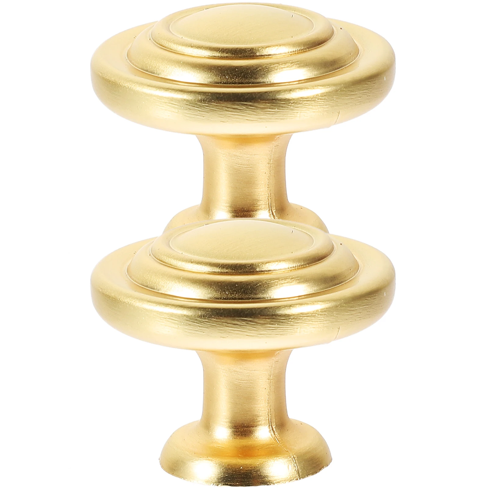 

2 Pcs Drawer Copper Wire Drawing Handle Door Knob Knobs Zinc Alloy Cabinet Pulls