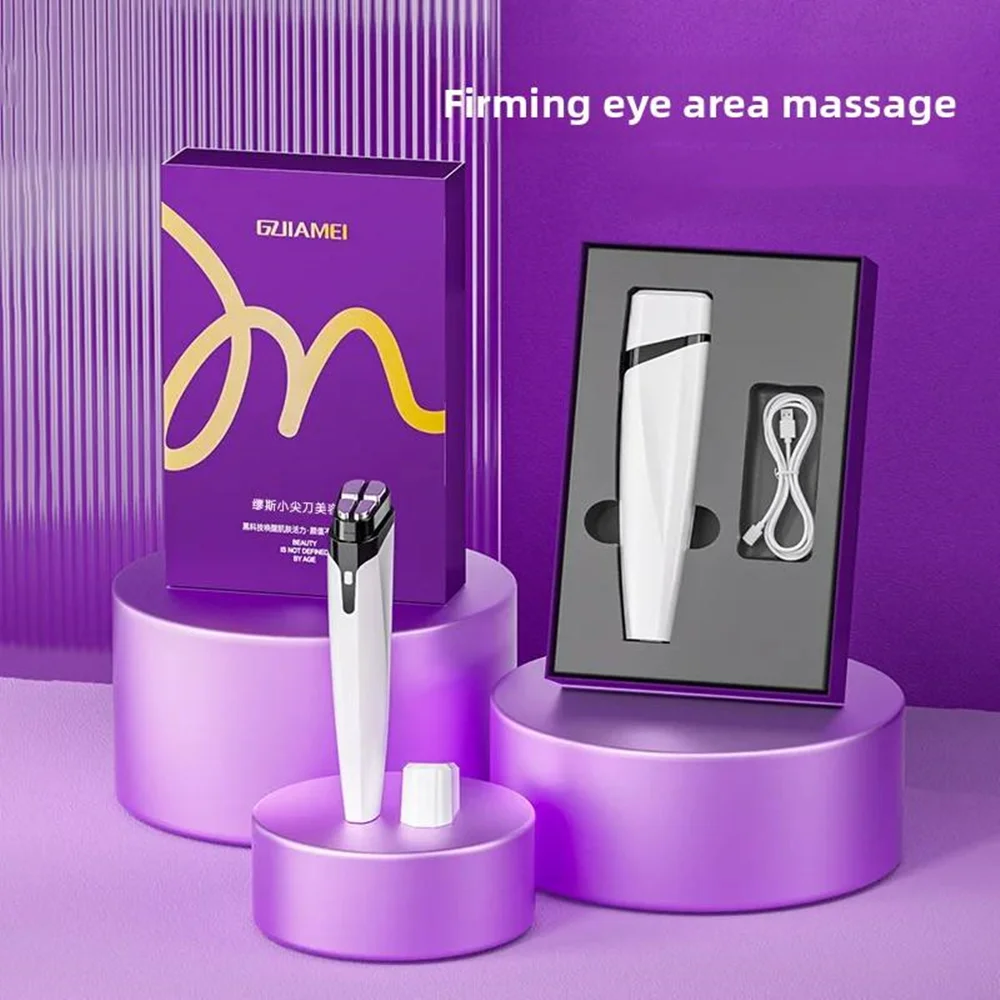 Nieuwe microstroom ooglift massage donkere kringen schoonheidsapparaat thuisgebruik