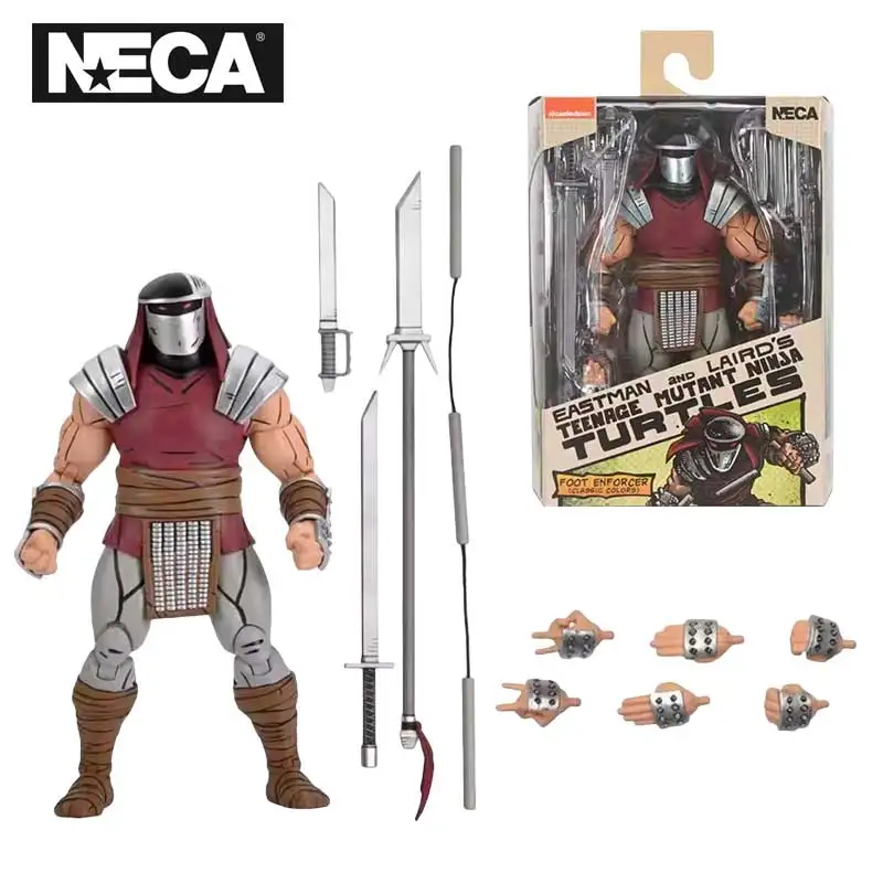 

NECA 54445 Teenage Mutant Ninja Turtles Mirage Comics Action Figure Foot Enforcer Classic Colors 18 cm Original Doll Toys Model
