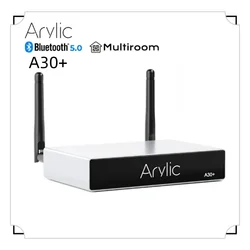 Arylic A30 + Wifi En Bluetooth 5.0 Audio Eindversterker 30wx2 Hifi Stereo Draadloze Audio Versterker Bluetooth Audio-Ontvanger