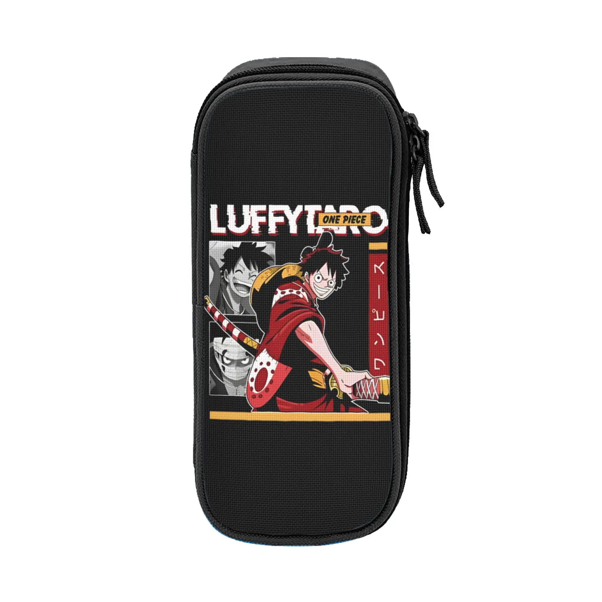 

o-one-piece-e onepiece luffys Pencil Case Classic Pen Bags Girl Boy Large Storage Students School Zipper Pencil Pouch
