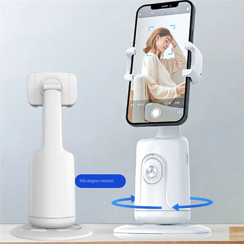 A99E-AI Camera Recognition Body Auto Tracking Capture Gimbal 360 Rotation Face Track Intelligent Follow Live Phone Stand