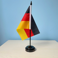 14x21cm Office Desk Flag Of germany flag hanging polyester de deu german Deutschland germany banner for decoration