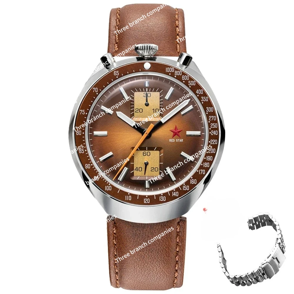 

1963 Хронограф Механизм Чайка 42 мм Механические часы ST1901