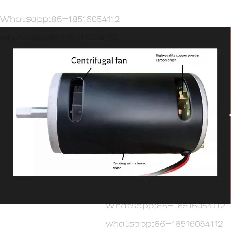 12V 300W 3600rpm/24V 500W 7000rpm High Power High Speed Lathe Belt Sander DC Permanent Magnet Motor