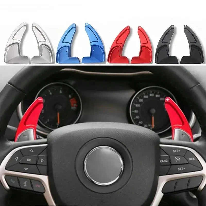 Steering Wheel Shift Paddle Extended Shifter Trim Cover for Dodge Challenger Charger Durango RT & Scat Pack Jeep Grand Cherokee