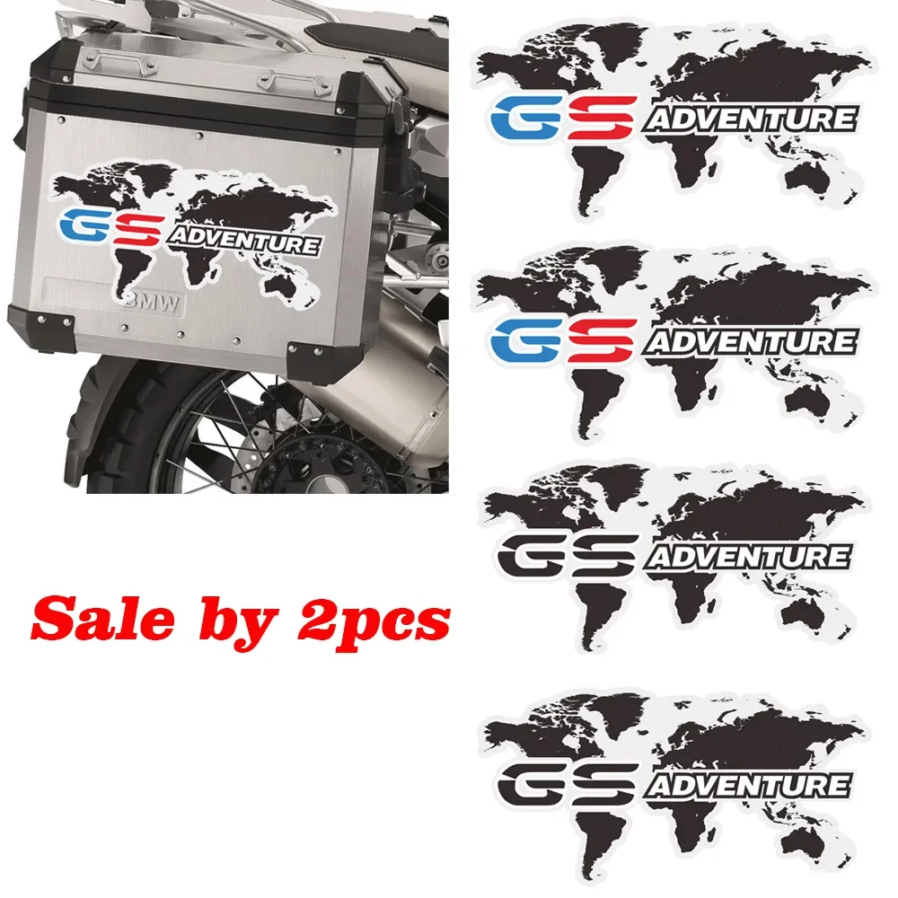 Luggage Aluminium Stickers Trunk Cases For BMW R1200gs F850gs F800gs R1250gs F750gs R 1200 1250 850 750 GS GSA Rallye Adventure