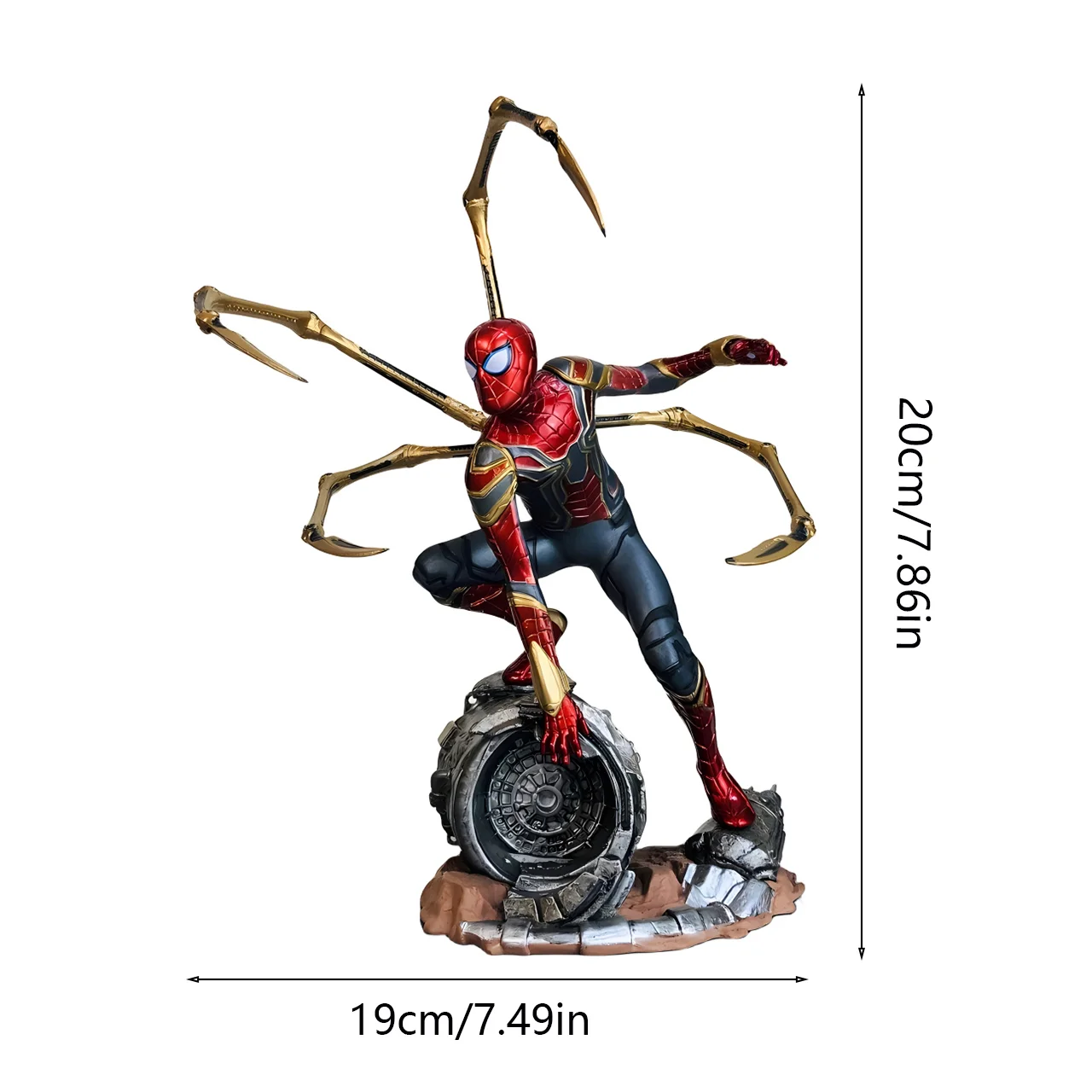 Marvel Superheld Spider-Man 18cm Hasbro Spiderman Actionfigur Spider-Man Anime Dekoration Sammlung Mini-Spielzeug Bestes Modell – Detail 6