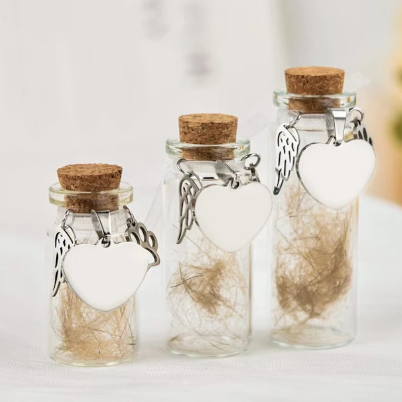

Keepsake Bottle Storage With 3 Silver Accessories Pet Memorial Urn Container Pet Memorial Bottle For Pet Hair Dogs Cats Fur