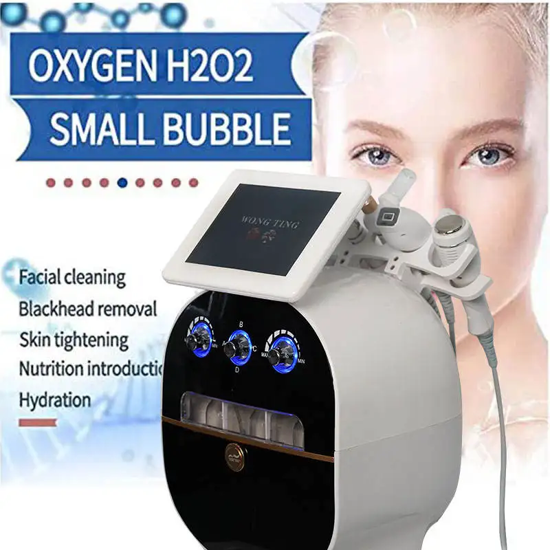 Nieuw Model 6 In 1 Schil Dermabrasie Reiniging Hydros Schoonheidsmachine Hydro Hydrodermabrasie Hidro Beauty Machine