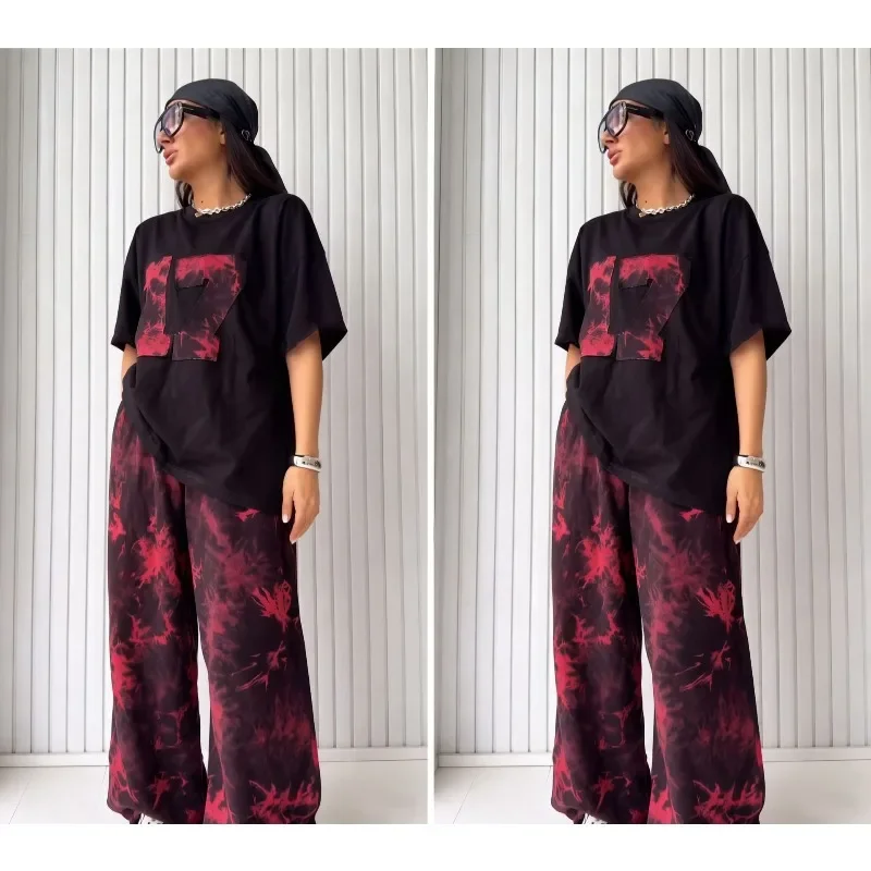 

Женский комплект из 2 предметов по индивидуальному заказу Dashiki, джинсовая африканская одежда, новый летний модный топ с короткими рукавами и джинсовый костюм, вечерние женские комплекты