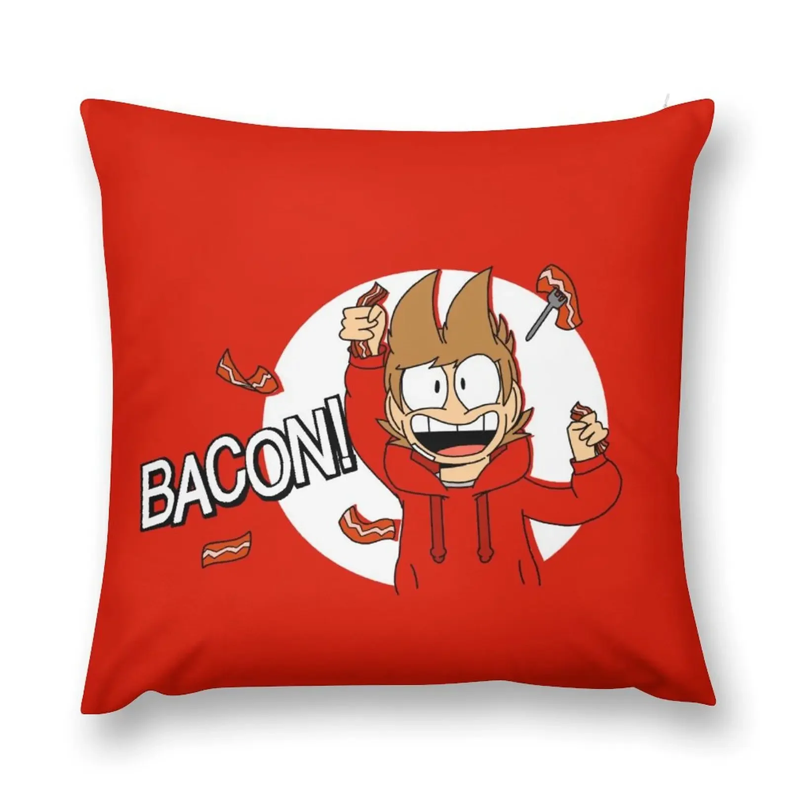 Eddsworld - Legacy Tord Bacon Shirt (fixed size) Throw Pillow Sofa Covers Ornamental Pillow pillow