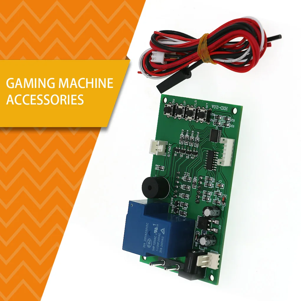 Four Digits Time Controlling Minute Timer Board Game Module DIY for Coin Acceptor Pump Water Washing Machine Massage Chair