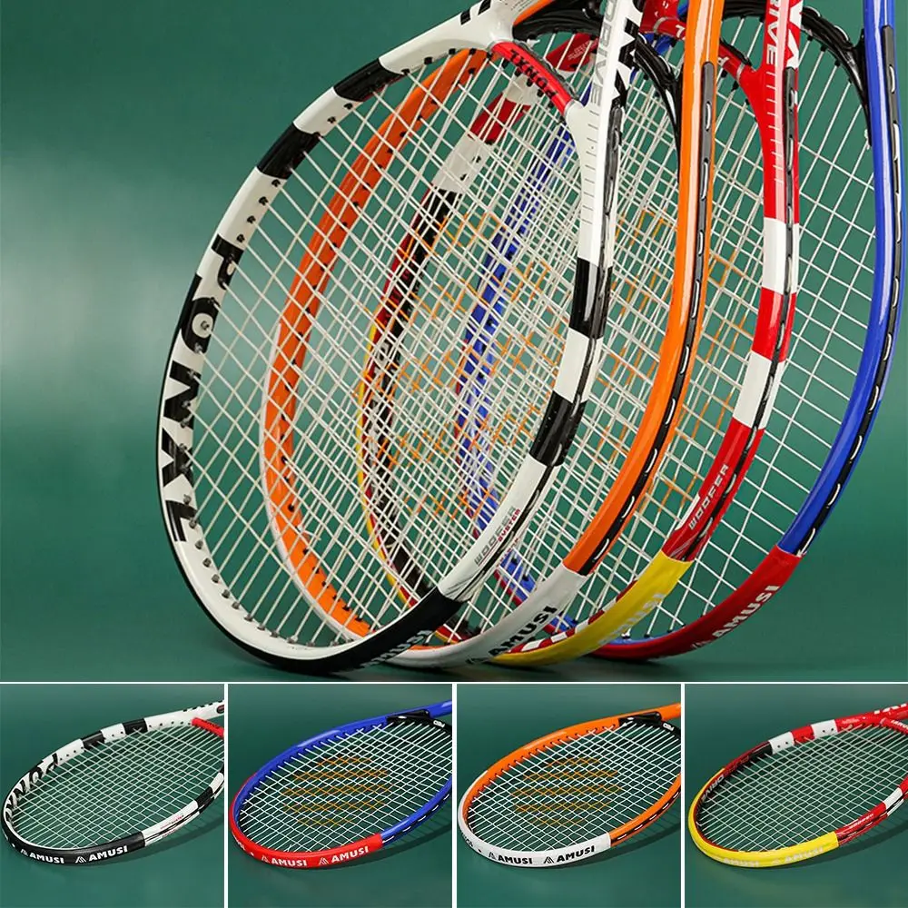 PU Tennis Racket Head Sticker Multicolor Reduce Impact and Friction Protective Sticker Sport Supplies Tennis