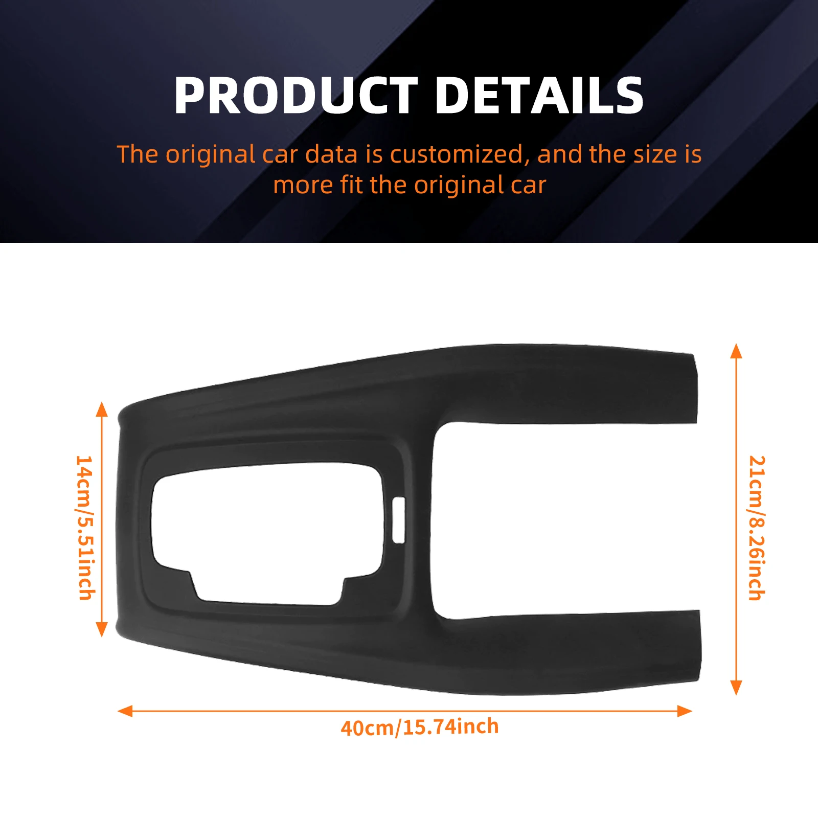 For Honda Vezel HR‑V 2025 Silicone Gear Shift Panel Mat Center Console Shifter Frame Protector Pad Interior Car Accessories
